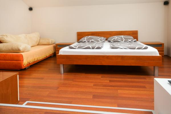 Apartment - double bed and additional bed